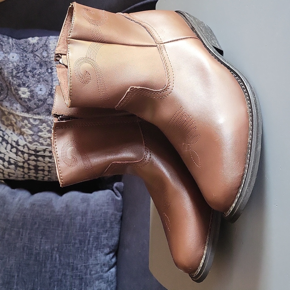 Saddle Tramp Brn. Western Boots Men's 10W NWOT.